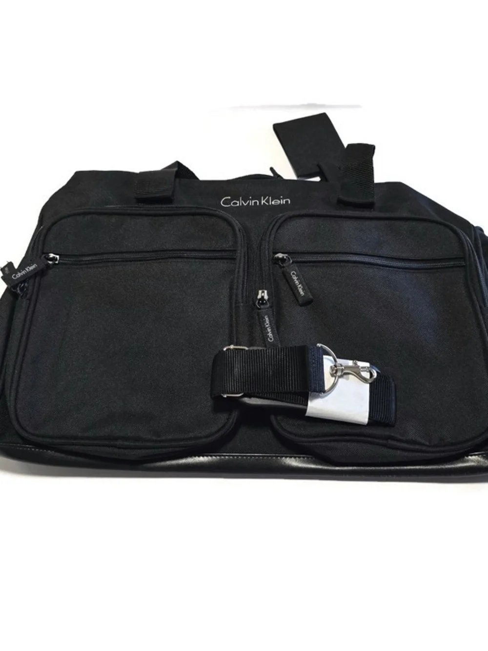 Calvin Klein Black Men's Travel Tote Bag